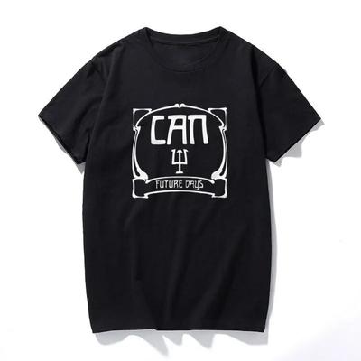 Can Future Days Tribute Krautrock T-Shirt Pure Cotton Men Women Short Sleeve T Shirt Fashion Camisetas Hombre Tee Shirt Unisex