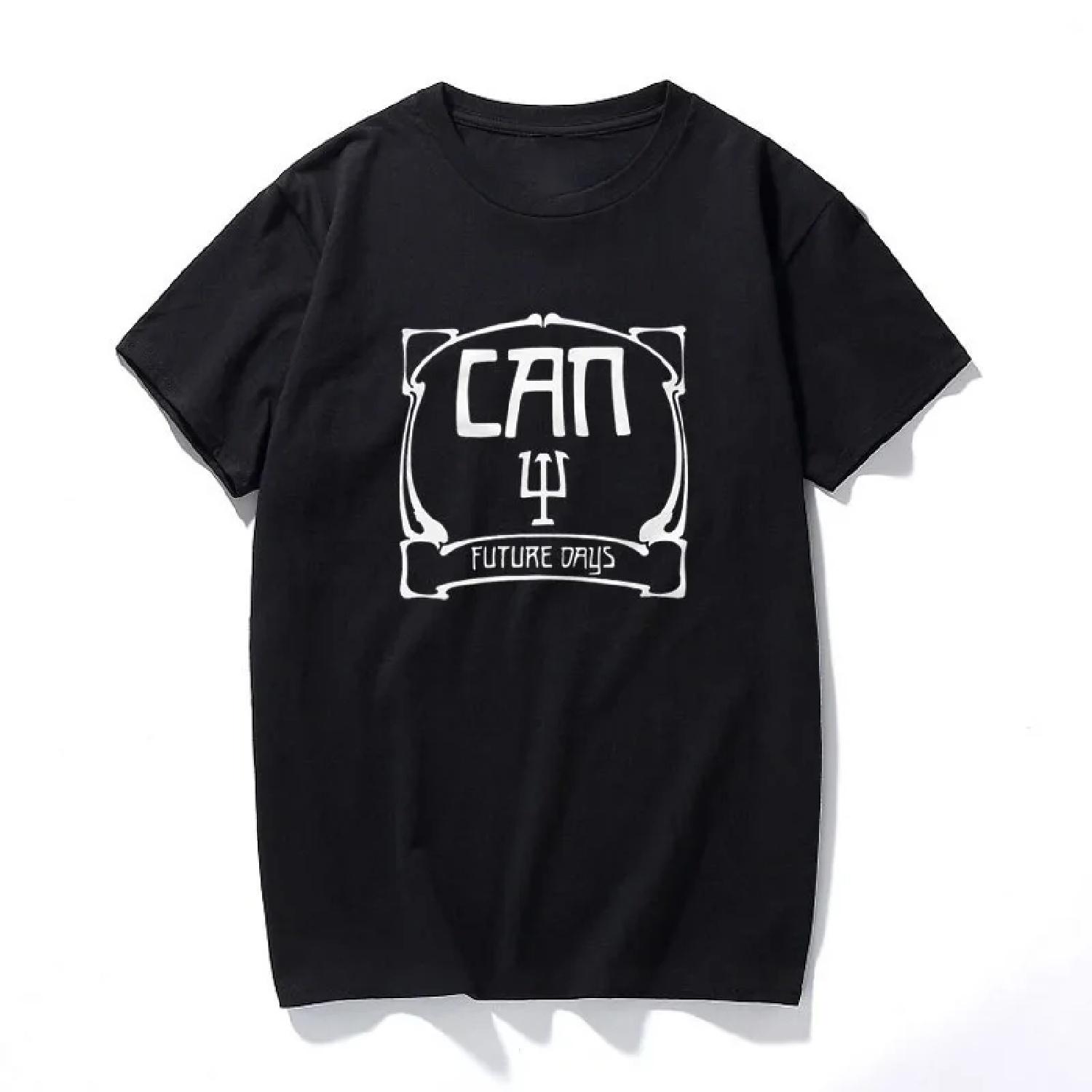 Can Future Days Tribute Krautrock T-Shirt Pure Cotton Men Women Short Sleeve T Shirt Fashion Camisetas Hombre Tee Shirt Unisex XXXXXL разноцветный