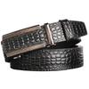 Men's Premium Crocodile Pattern Leather Automatic Belt