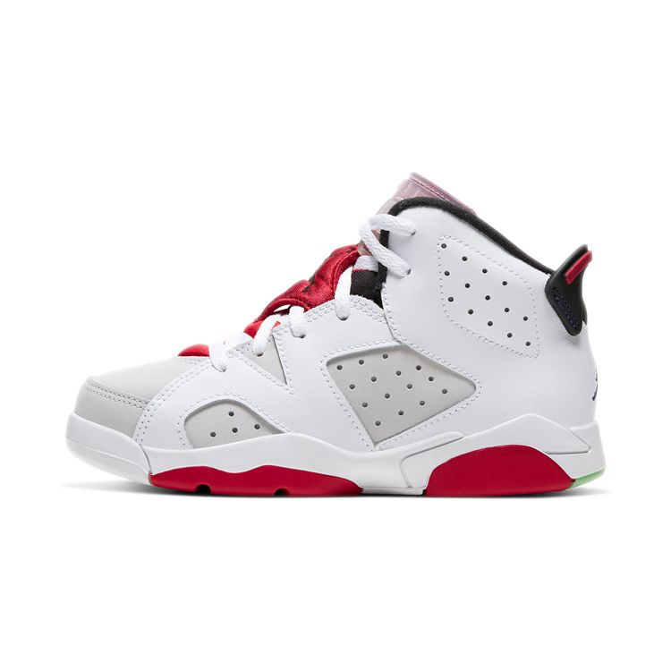 

Кроссовки Air Jordan 6 Retro PS Hare Kids Белый Нейтрально-Серый Черный 384666-062