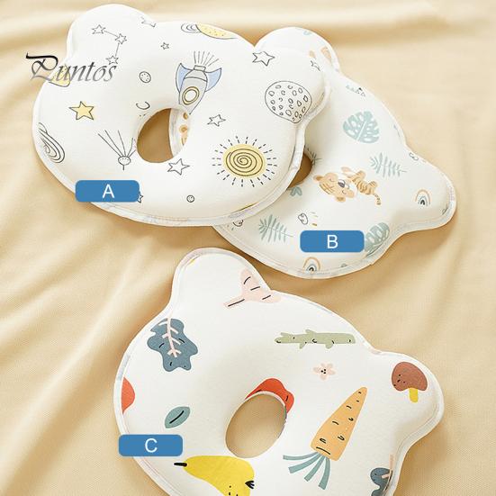 Kissen für Neugeborene, Cartoon-Bilder, perfekte Passform, langsame Rückfederung, verschiedene Muster, extra weich, Anti-Plattkopf, Baumwolle, Kinder-Memory-Schaum-Kissen, Bett