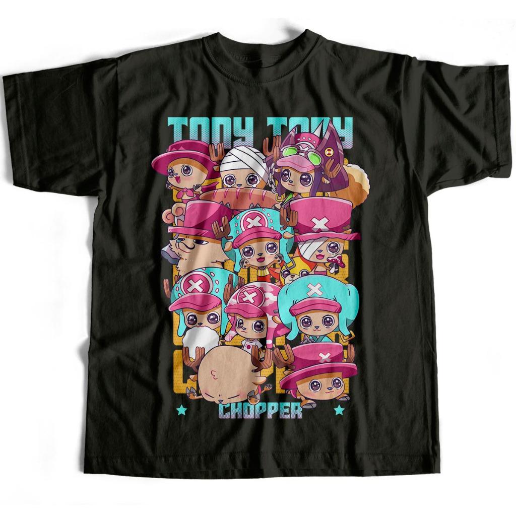 

ONE PIECE Japanese Anime Tony Chopper Men Women Summer T-Shirt Harajuku Vintage Short Sleeve Loose Oversized Casual Comfort Y2k 4XL
