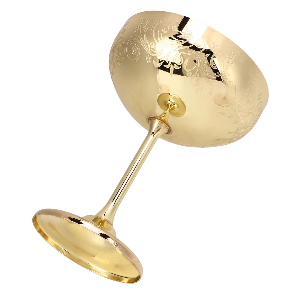 Calice da Champagne in Metallo Acciaio Inossidabile 304 Inciso Bar Festa Coppa Vino Rosso Tazze Decorative