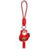 Cartoon Horse Keychain Red Chinese New Year Gift Unique Zodiac Pony Bag Pendant  Birthday Gift