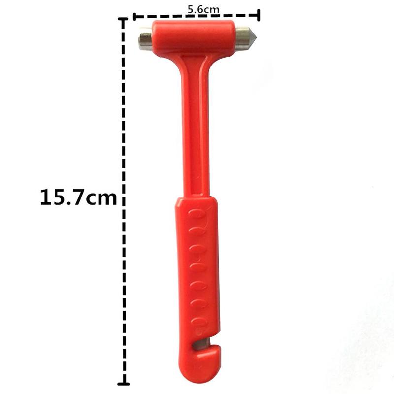 2 in1 Car Safety Hammer Window Breaker Seat Belt Cutter Emergency Escape Tool Auto Safety Life-saving Hammer