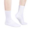 [YUEDGE] Men's Thick White Socks, Sports, Casual, Daily Wear, Outdoor, Trekking, Walking, Cotton, Odor-Resistant, Sweat-Absorbing, Size 25-27cm, 6 Pai