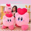 Adorable Rabbit Fur Kirby Plush Doll Cartoon Toy Soft Pillow For Girls Birthday Gift