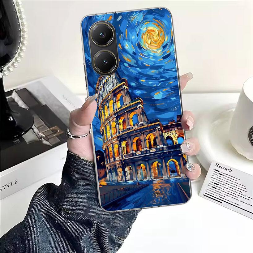 Roman Colosseum Soft Phone Case For Xiaomi Redmi 15C 15 13C 13 Poco X5 X6 X7 F7 Ultra M7 12C 12 10 10C 9C 9A 9T 9 Fundas Poco X3