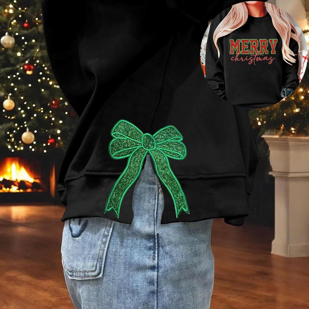 Women  Tops Women's Long Sleeve Sweatshirt Casual Crewneck Loose Fit Pollover Fleece Tops