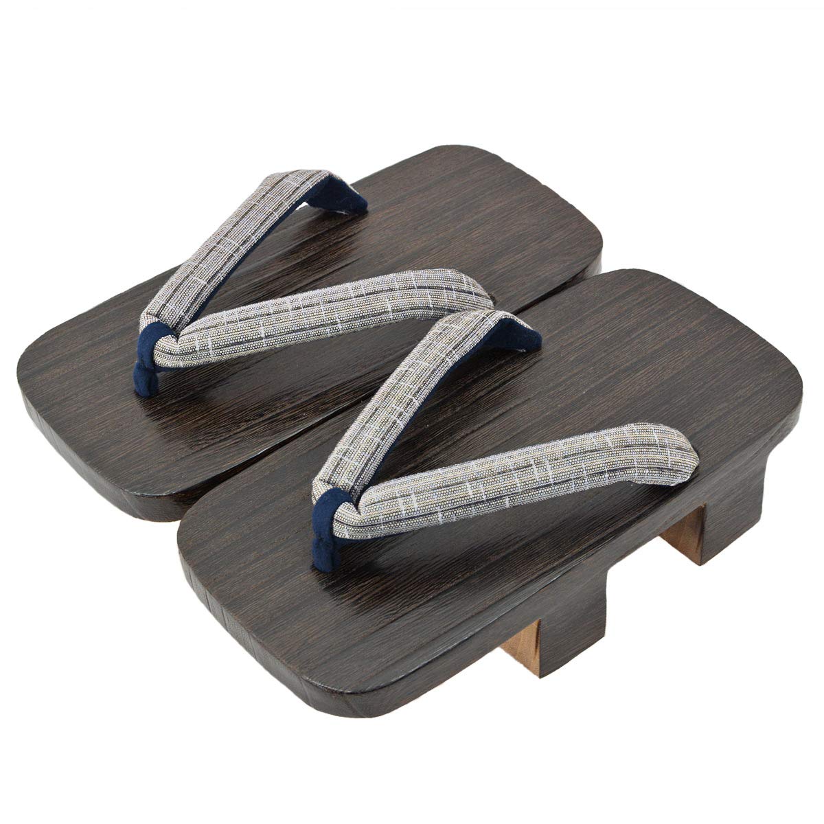 

Takeharu Paulownia Wood Made in Size LL Men s Two-Toothed Geta, Japan, Shijira/Blue,