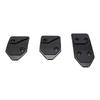 Beschleuniger Bremse Pedal Abdeckungen Rutschfest Gummi und Aluminium Stilvoll Auto Fußpedal Pads