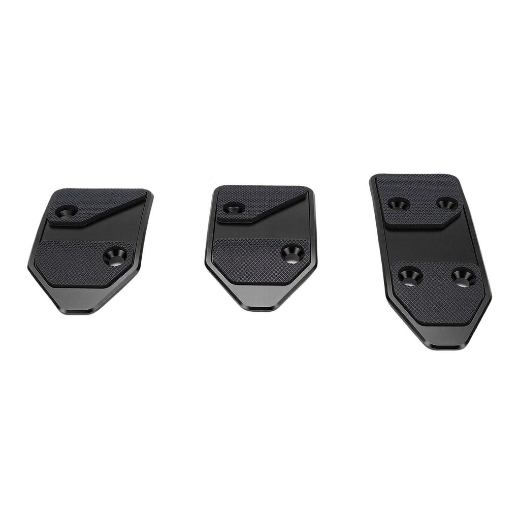 Beschleuniger Bremse Pedal Abdeckungen Rutschfest Gummi und Aluminium Stilvoll Auto Fußpedal Pads