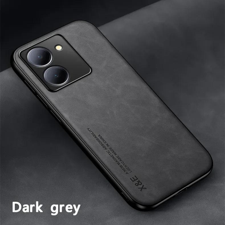 Luxusní nárazuvzdorné pouzdro pro VIVO Y78 5G Y36 Y35 Y16 Ochranný kryt Vestavěný magnetický držák do auta Ochrana telefonu Coque