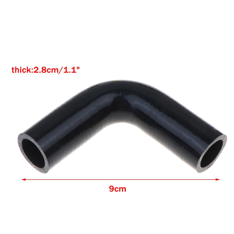 High Quality 90 Degree Silicone Elbow Hose 8mm 10mm 22mm 25mm 28mm Oil Coolant Pipe for Car and Truck