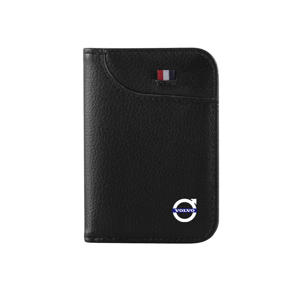 Car Emblems Wallet Card Documents Storage Pocket For Volvo Volvo T6 AWD C30 C40 C50 C70 S40 S60 S70 S80 S90 V40 V50 XC90 XC90