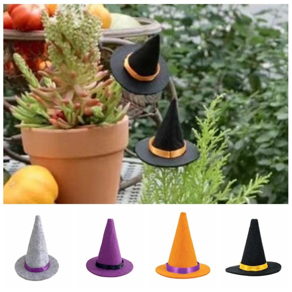 4PCS Halloween Prop Miniature Witch Hat Party Supplies Small Hats  Halloween Decoration