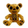 Gothic Skeleton Teddy Bear Plush Toy Cute Halloween Decor Unique Soft Stuffed Animal Collectible Gift for Kids