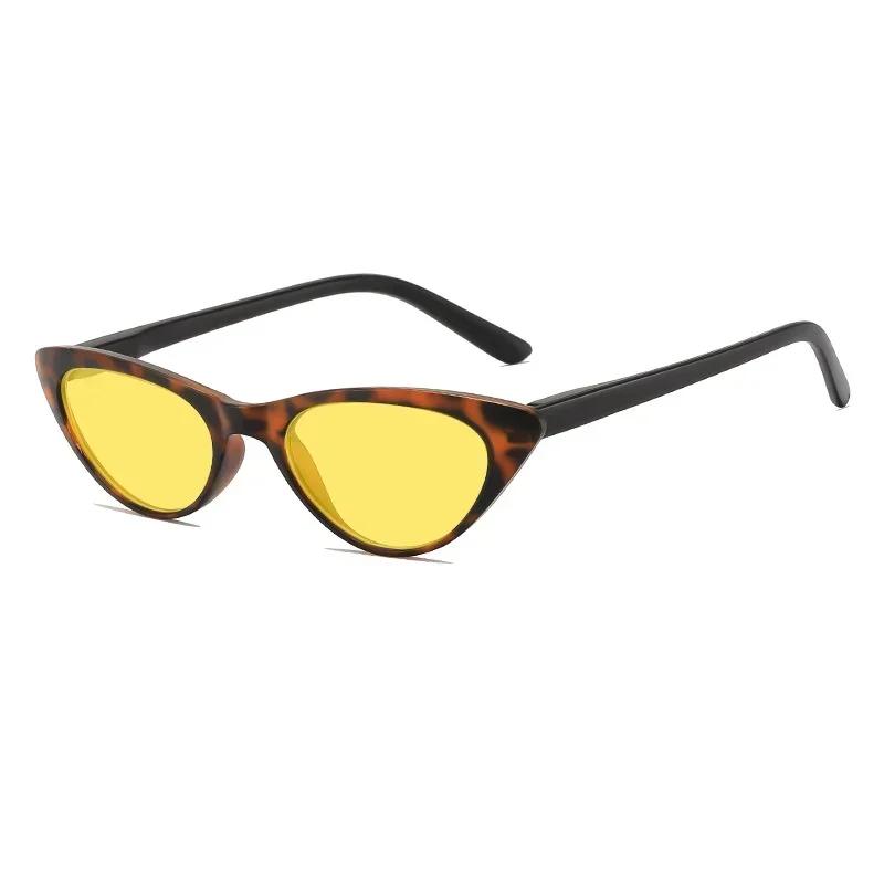 

Unisex Design Fashion Night Vision Sunglasses Vintage Retro Cat Eye Blue Ray Blocking Night Vision Eyeglasses Outdoor Driving Riding Eyeglasses