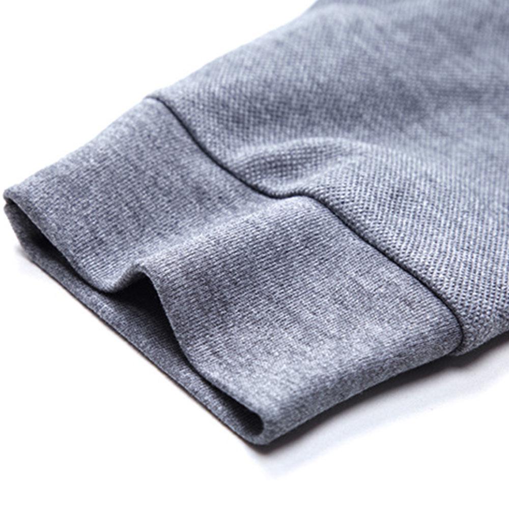 Men's Spring Autumn Long Sleeve Polo Shirts T-Shirts Tops Blouse Undershirts For Men Sweatshirts Office Formal Clothes