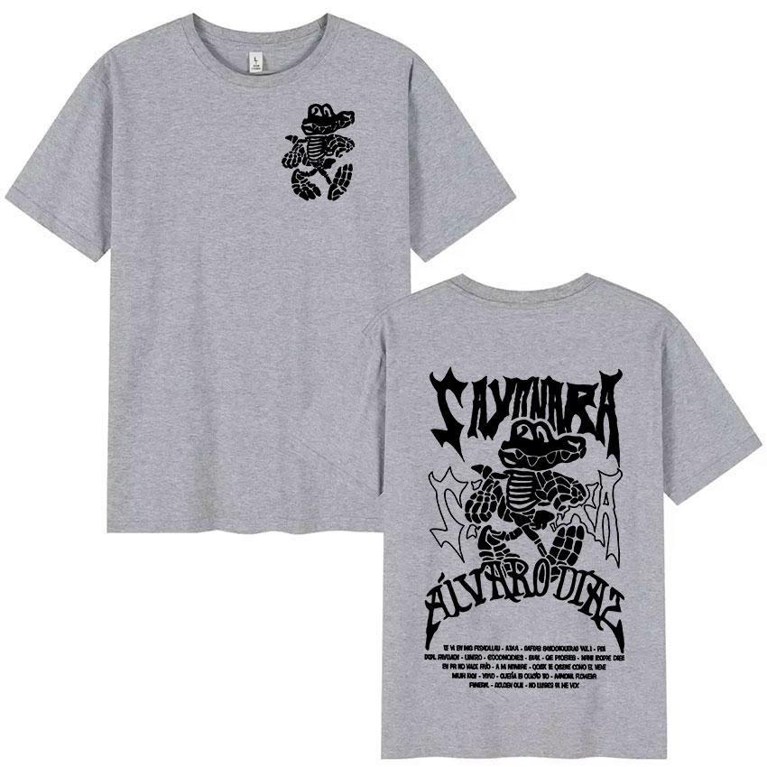 

Rapper Alvaro Diaz Sayonara 2026 Album Print TShirt Unisexs Women Retro High Quality Fashion Tshirts Casual Cotton Tops T Shirt 4XL