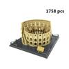 City Architecture Model Building Blocks Studio Temple Taj Mahal Big Ben Eiffel Tower London New York Germany Construction Toys