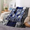 Kks Lech Poznan Print Flannel Blanket, High Quality Comfortable for All Seasons, Home Decor, Warmth and Comfort, Perfect for Christmas Gifts60