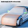 Windshield Cover for Ice and Snow Extended Anti-Frost Half Car Cover Sunshade Windshield Ice Protector Cover Car Window Sun