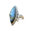 Labradorite Marquise Ring – Qavish 925 Sterling Silver Handmade Jewelry