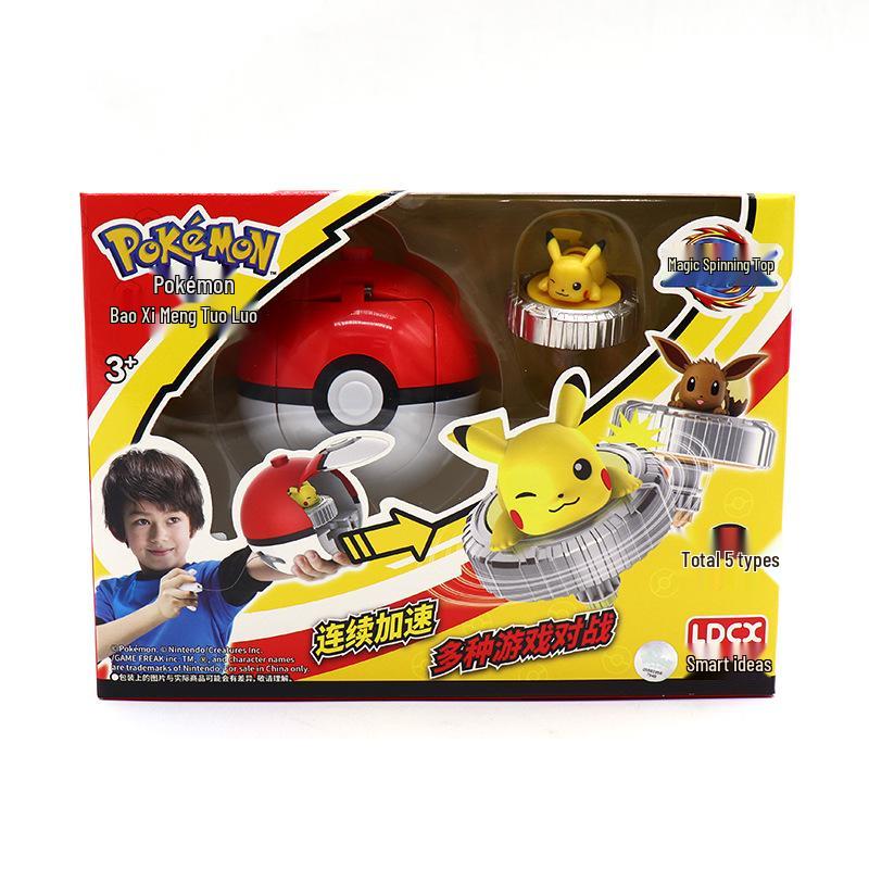 Pokémon Beyblade Pikachu & Charmander Battle Toy with Magic Poké Ball