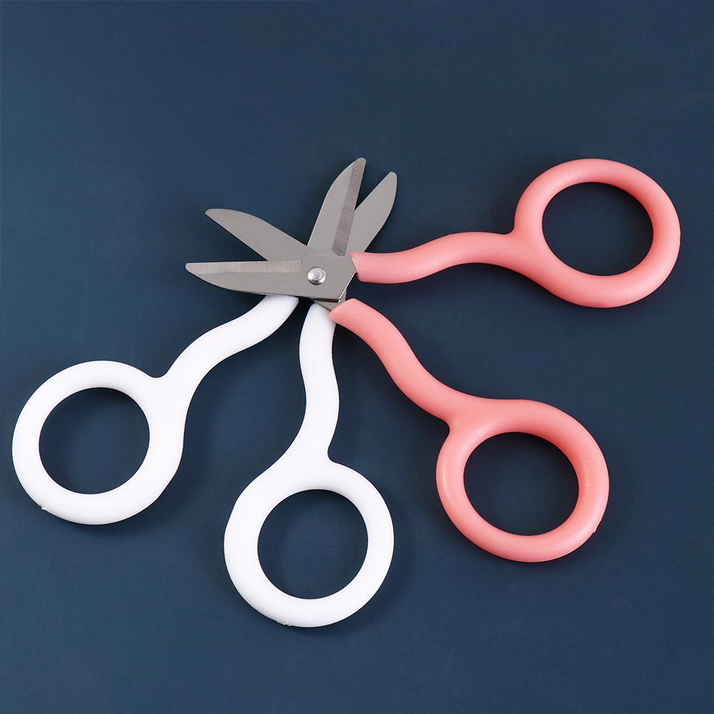 Portable Mini Pocket Scissors Paper Work Paper Cutter Safe Mini Scissor  Office School