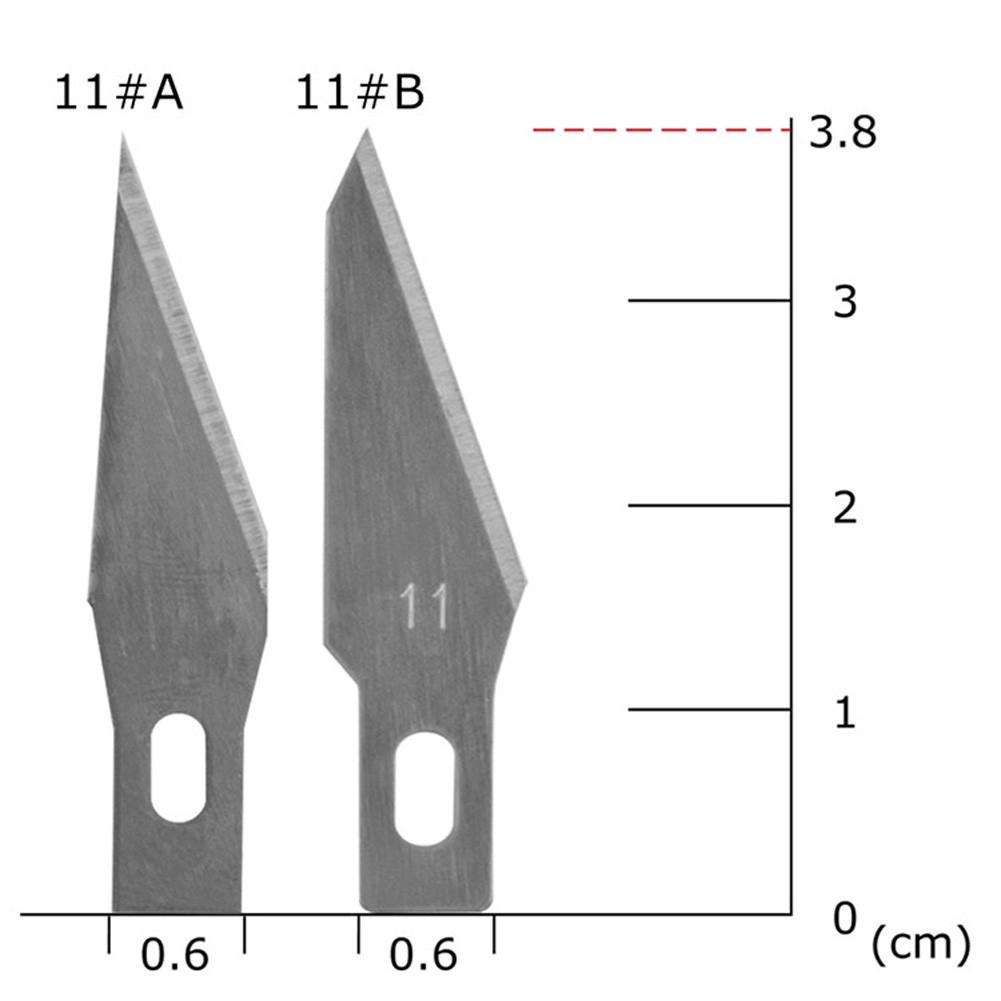 Lama per Intaglio Artigianale Utensili Manuali Fai da Te 10 Pz Acciaio Argentato