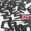 Gloss Black For Mercedes Benz W204 W205 W206 C43 C63 S AMG C200 C220 C250 C300 C350 C320 C400 C500 4MATIC Emblems Badges