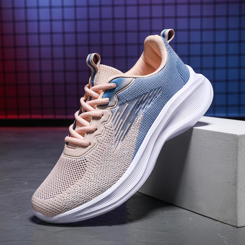 Jinjiang Women's Shoes 2025 New Sports Shoes Women's Comfortable and Lightweight Running Shoes Versatile Breathable Casual Shoes