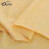Pure Cotton Elastic 1mm Striped Knitted Fabric for Sewing Children's Clothing T-shirts Dresses Doll Clothes Handmade DIY Fabrics