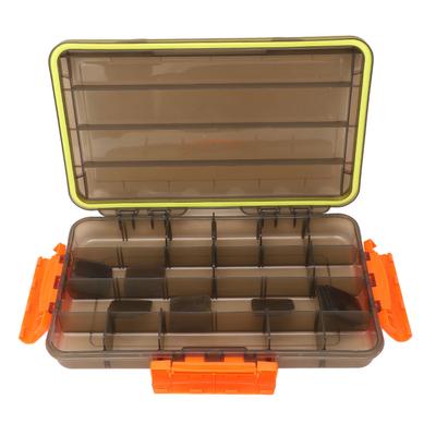 Boîte de Pêche en Plastique Transparent avec Cloison Amovible Boîte de Rangement pour Leurres de Pêche pour Extérieur