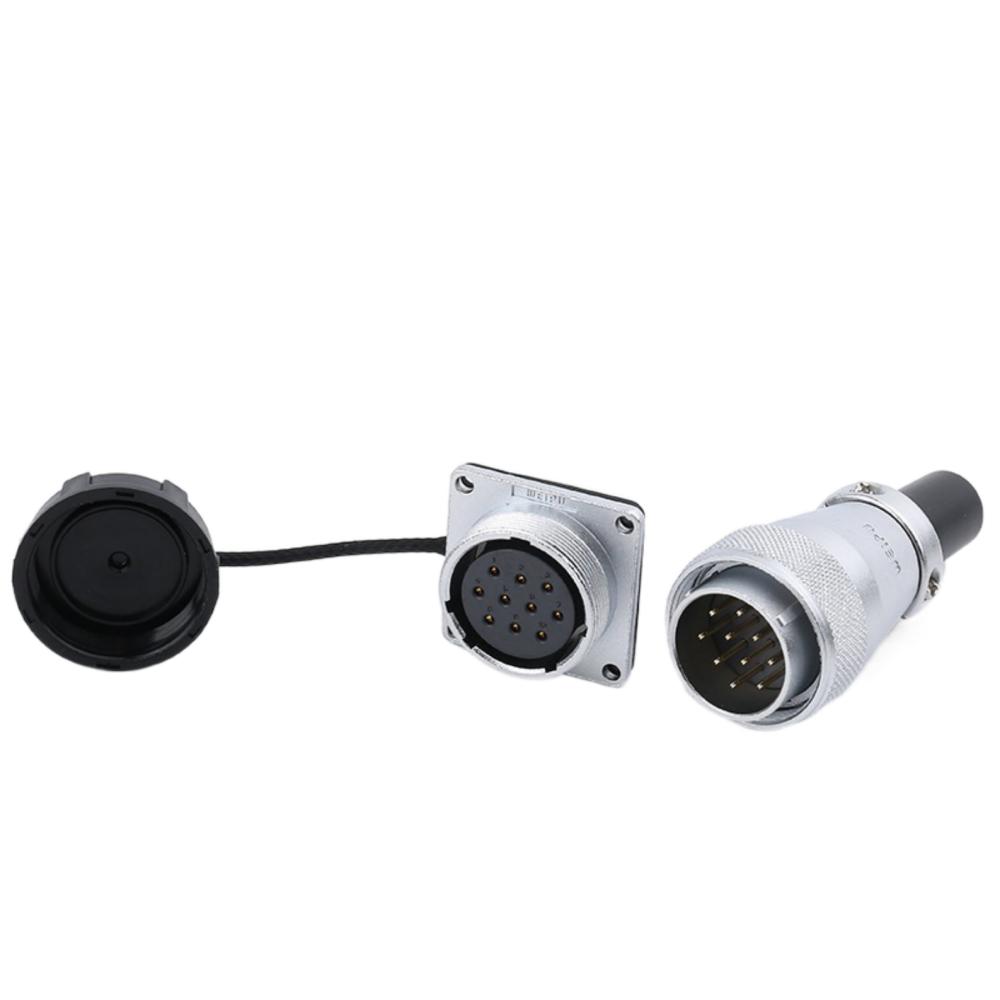 WEIPU WS28 TQ+Z M28 Electrical Waterproof Connector 2 3 4 7 8 9 10 12 16 17 20 24 26Pin Aviation Adapter Male Plug Female Socket
