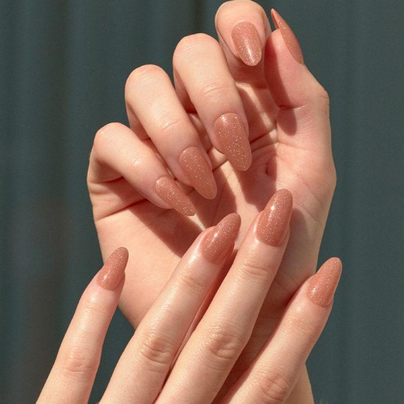 Reusable Nail Tips Grapefruit Ade (Almond)