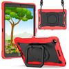 Silicone Kickstand Case IPad 8th Gen 10.2 Inch With Detachable Wrist Strap Shockproof Anti-Fingerprint Dual-Tone Design