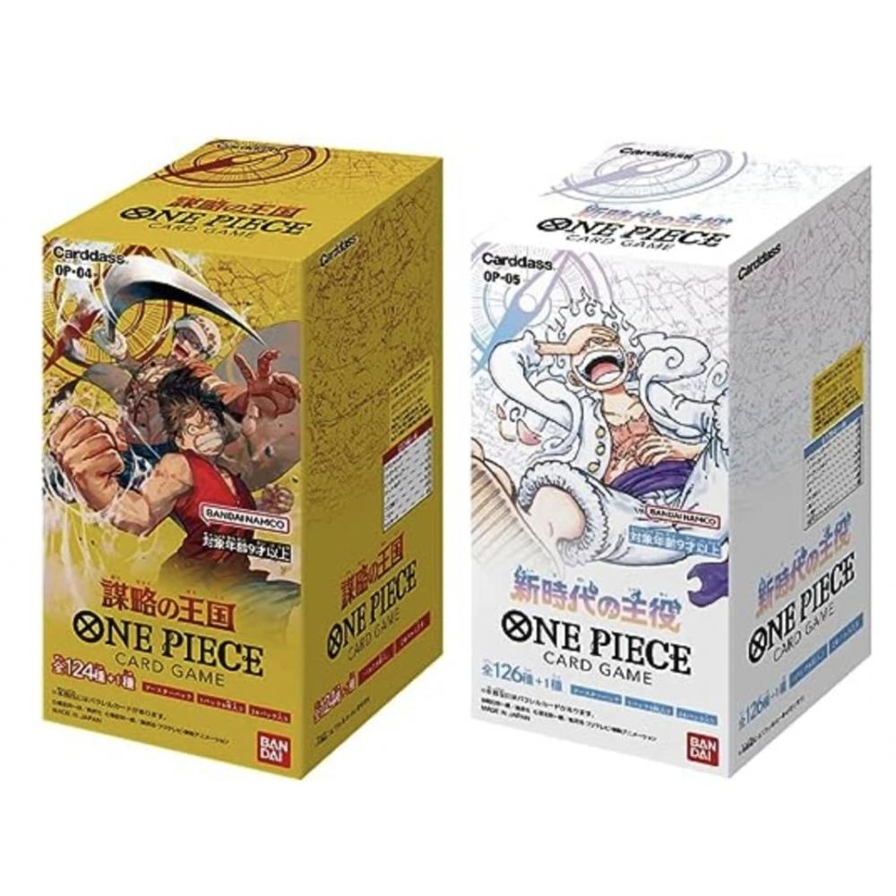 

[Нераспечатанная коробка] ONE PIECE Карточная игра Kingdom of Plot [OP-04] Главный герой Новой Эры [OP-05] 2 типа набора BOX (24 упаковки каждая) Карточная игра One Piece