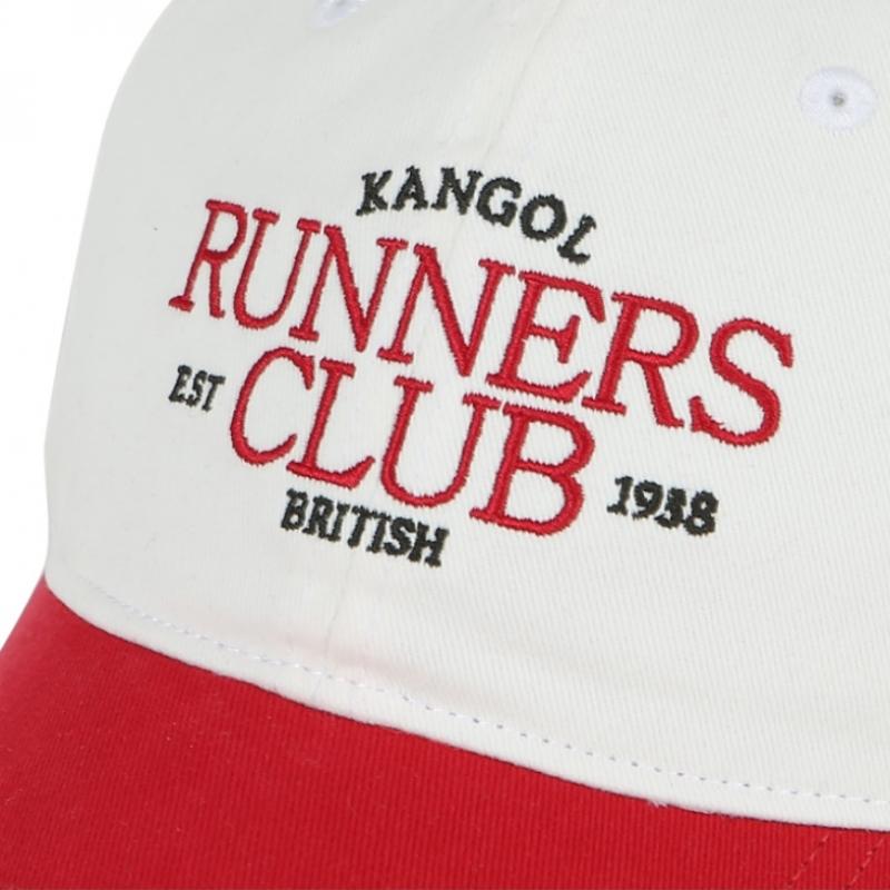 KANGOL Two Tone Word Ball Cap Red 4580