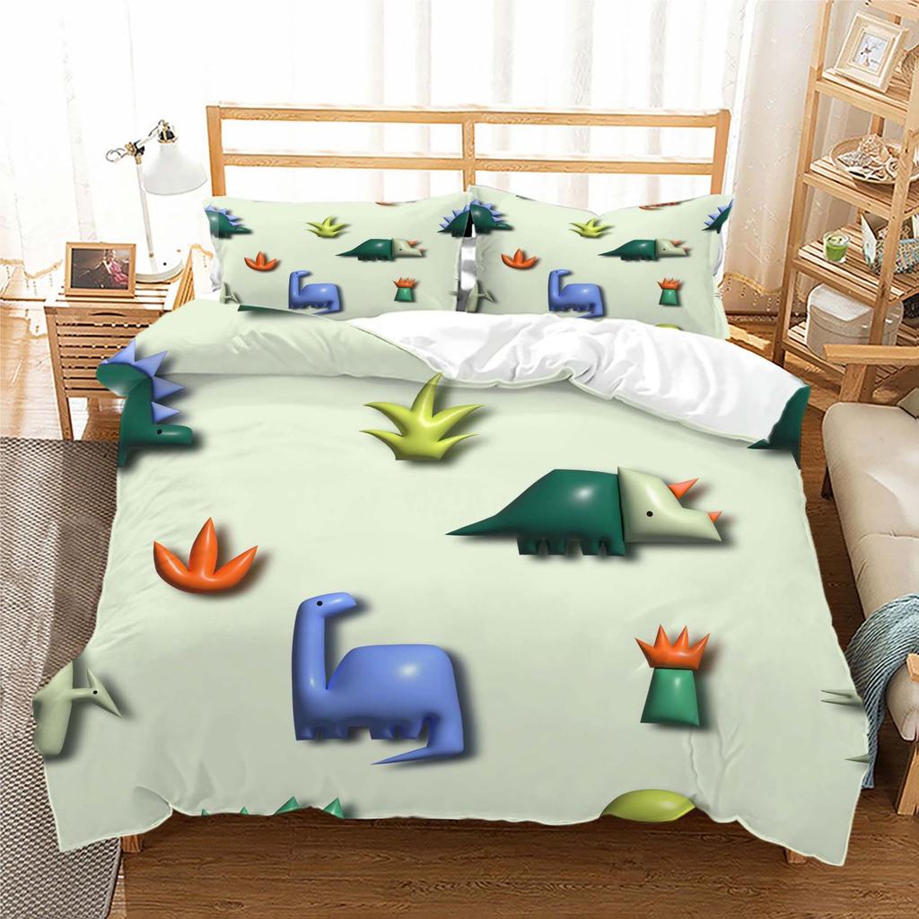 Cartoon Three-Dimensional Series Digital Printing Three-Piece Bedding Kit Bedding Kit