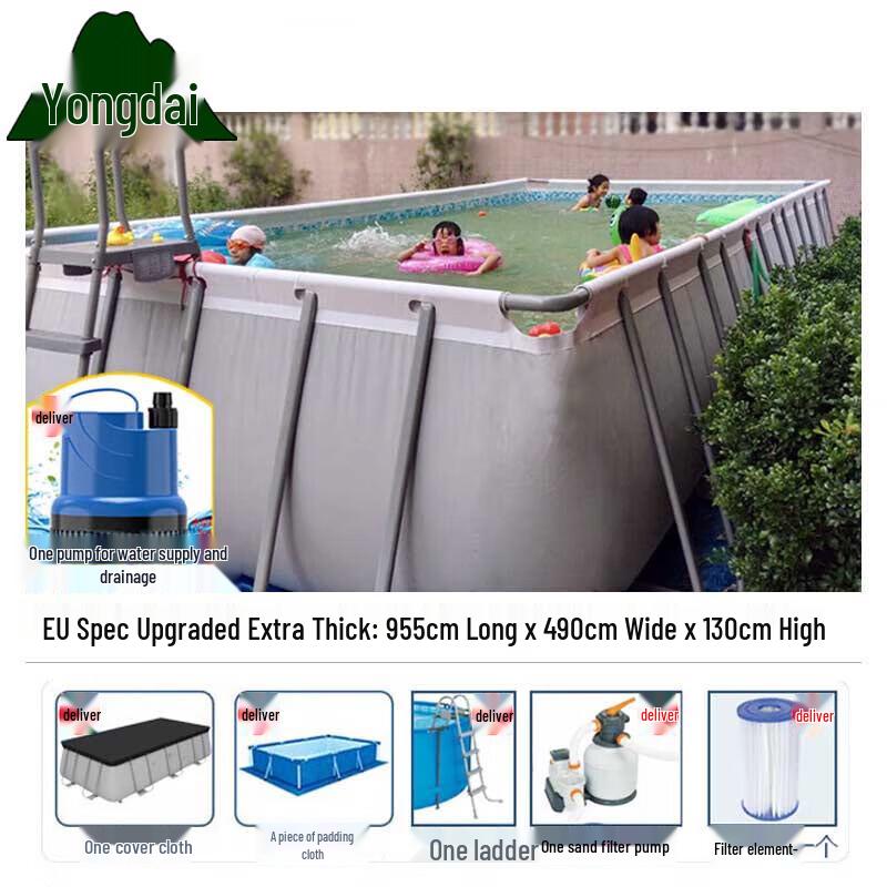 Yongdai Large Foldable Above Ground Swimming Pool