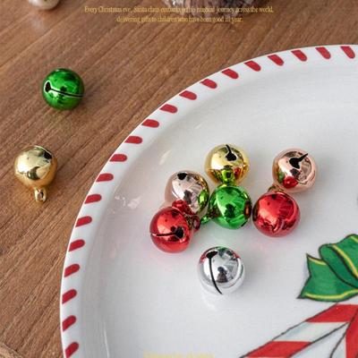 20 Colorful Metal Bells - DIY Christmas Ornaments & Gift Packaging Accessories