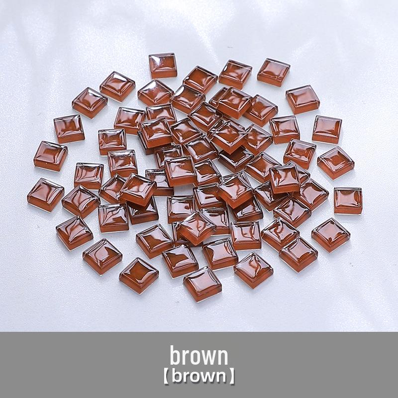 1cm Crystal Glass Colored Stones Mosaic DIY Kit for Kids