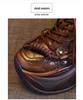 ZDW5587-7 Damen Vintage Distressed Plateau Dad Sneaker mit dicker Sohle, Herbst 2024 Kollektion.