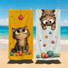 Cute Pet Cats Towel Beach Blanket Towel  For Travel Gym Shower Luxury Lightweight Camping Pool  Tropical Cute