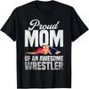 Youth Wrestling Singlet Wrestler Accessories Wrestling Mom T-Shirt