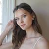 New Elegant Boho Square Forehead Chain Headband Hair Decoration Fashion Gift Indian Rhinestone Head Chain Princess Jewelry Gift