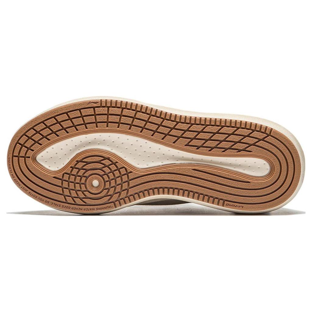 Li Ning Yun You C4D Comfortable Slip Resistant Low Top Casual Shoes Women's Ivory AZGT044-6