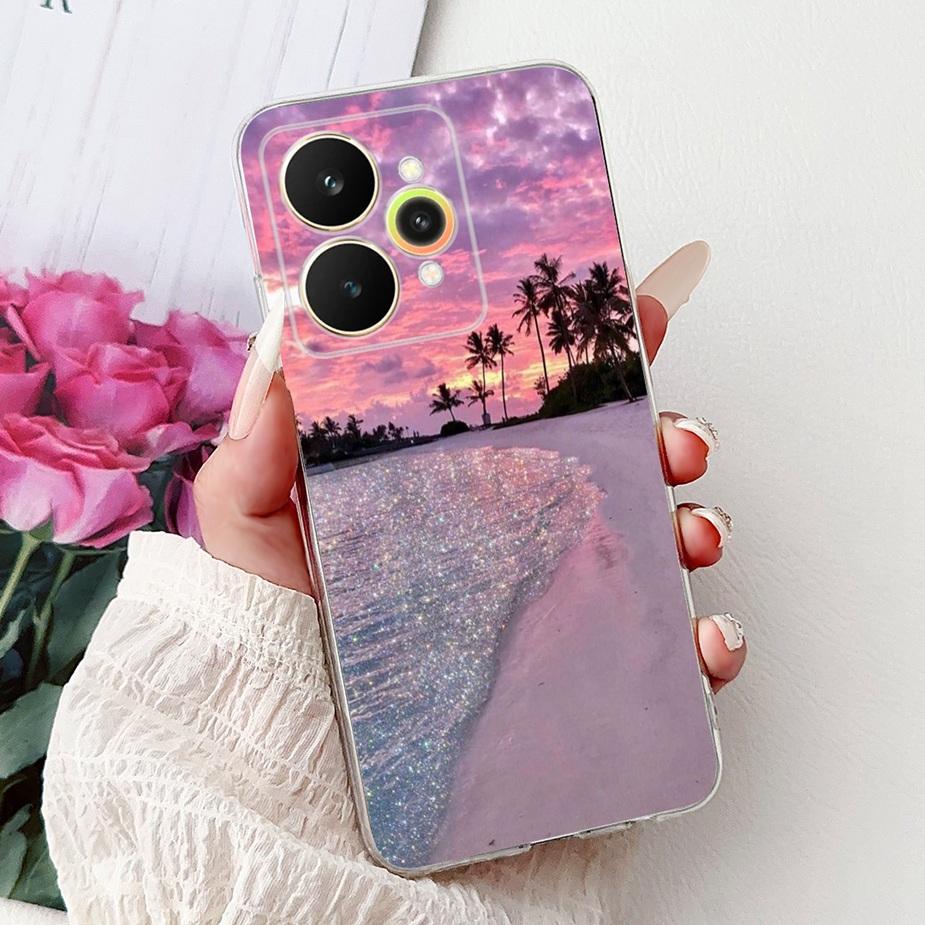 For Realme 15 Case Realme15 Pro RMX5101 Luxury Fashion Painted Cover Soft Slim Phone Case For Realme 15 Pro 5G Back Cover Bumper